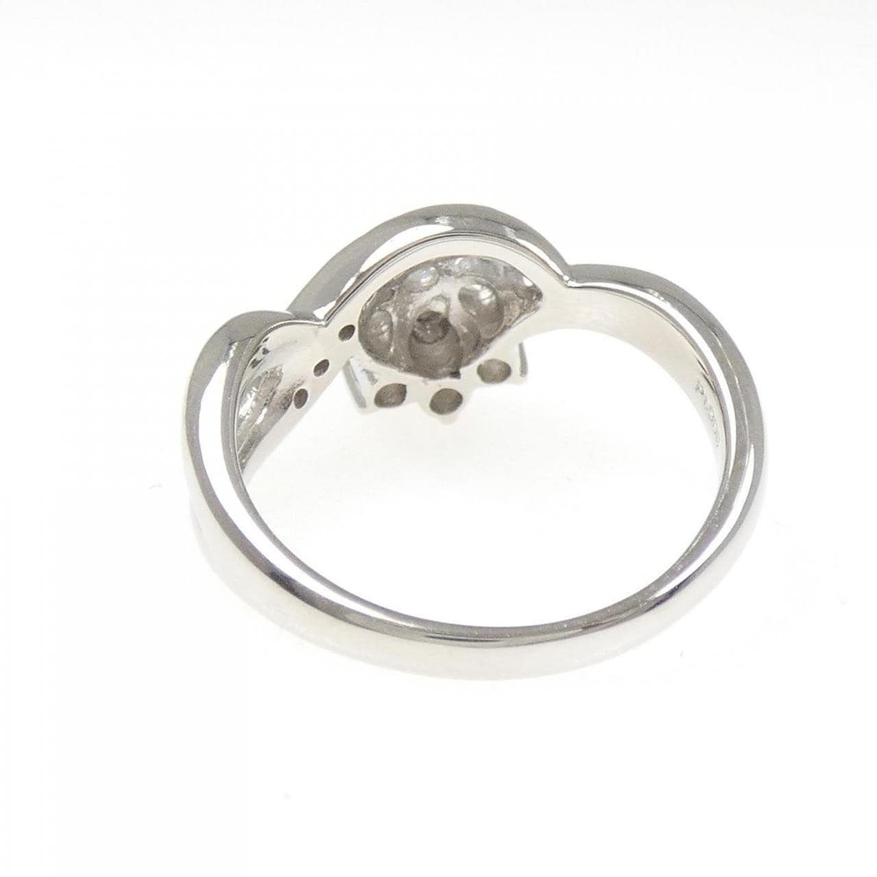 PT900 フラワー ダイヤモンド リング 0.52CT