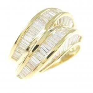 K18YG ダイヤモンド リング 2.10CT