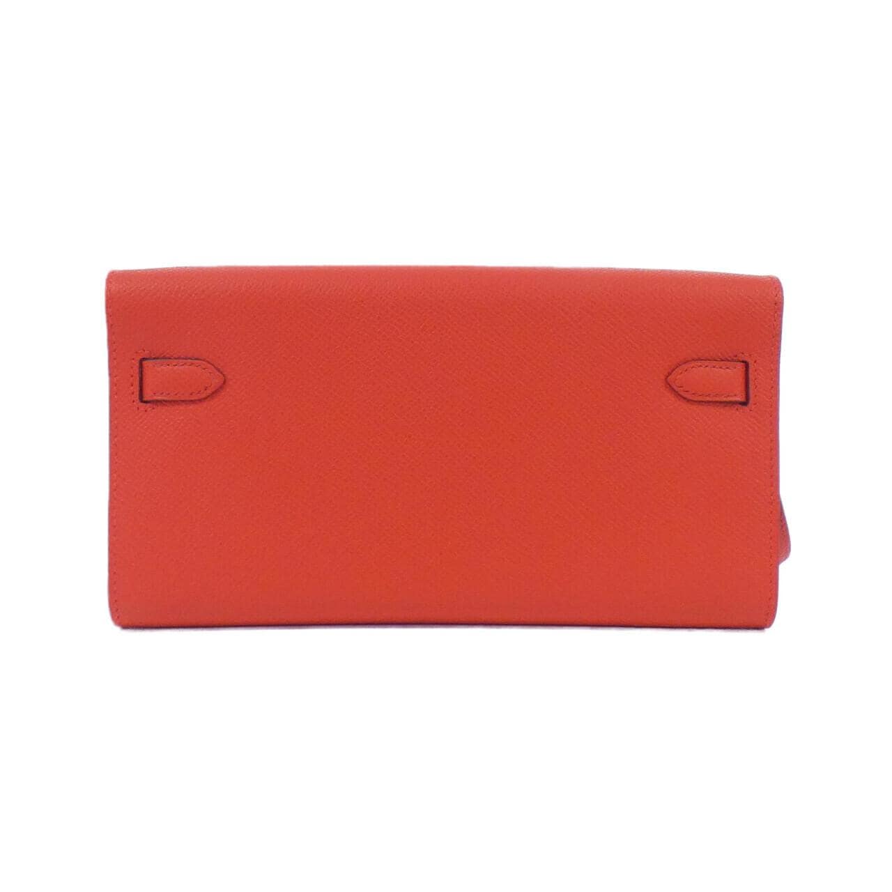 HERMES Kelly Classic To Go 080254CC Shoulder Wallet