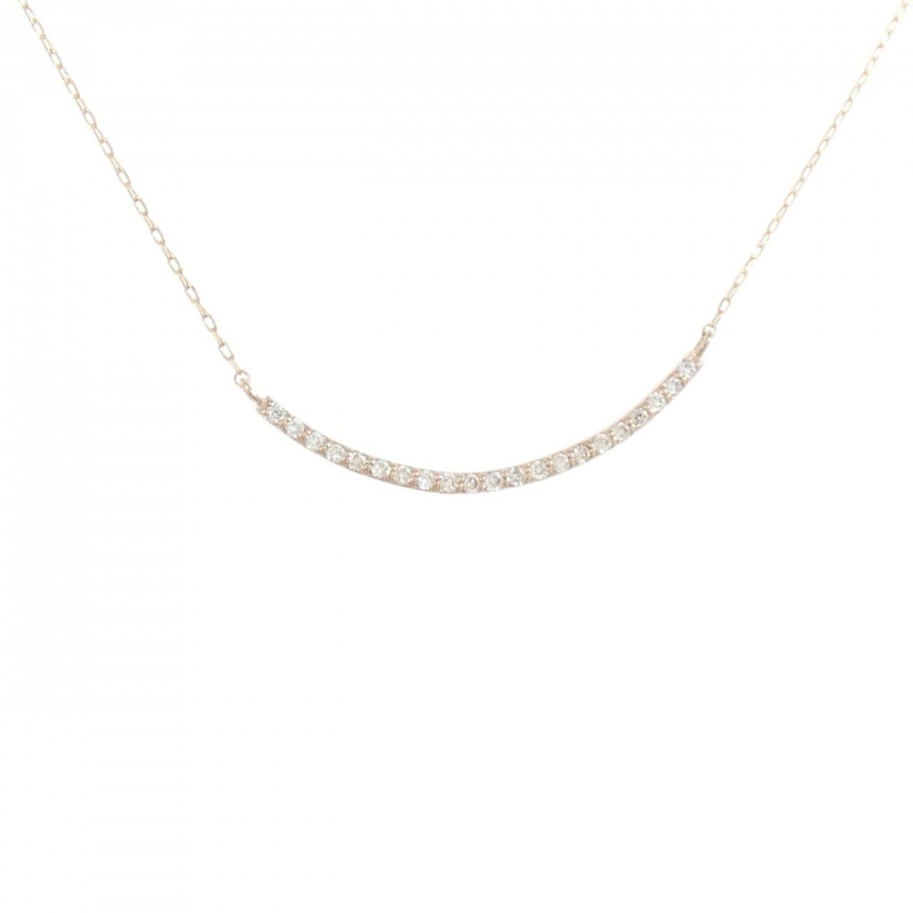 K10PG ダイヤモンド ネックレス 0.07CT