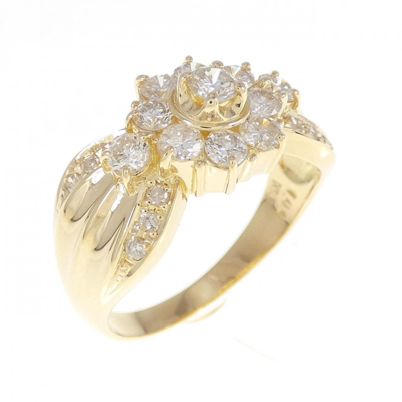 K18YG ダイヤモンド リング 1.00CT