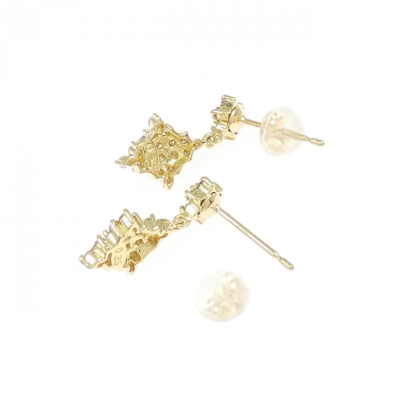 K18YG ダイヤモンド ピアス 0.50CT