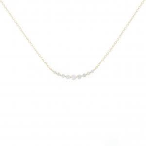 【リメイク】K10YG ダイヤモンド ネックレス 0.20CT