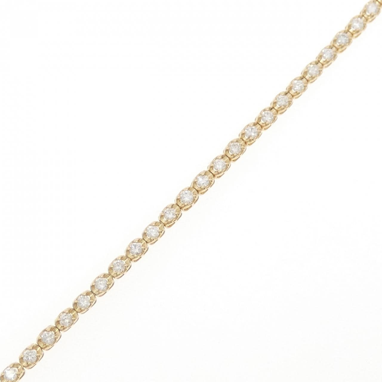K18YG ダイヤモンド ブレスレット 1.00CT