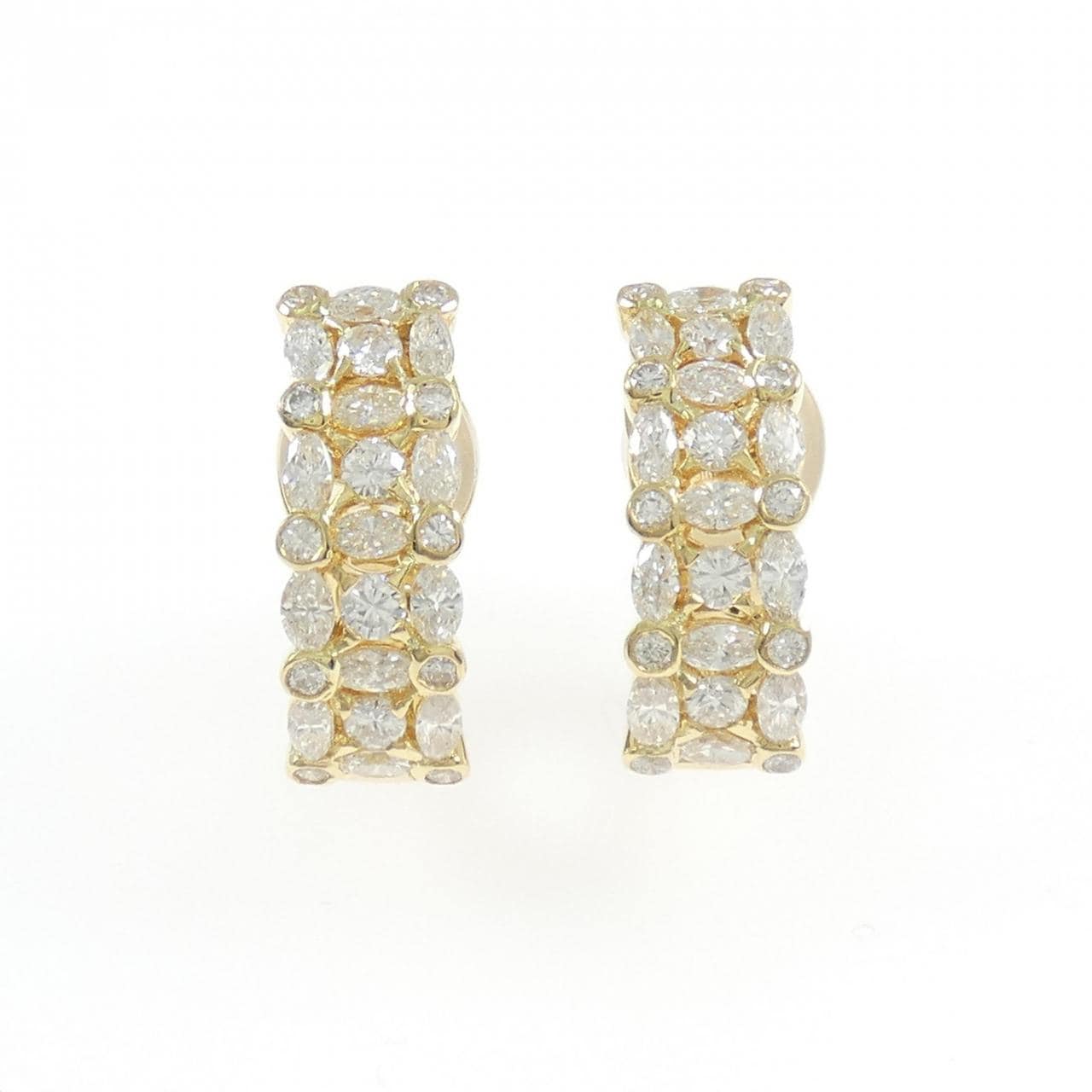 K18YG ダイヤモンド ピアス/イヤリング 2.30CT