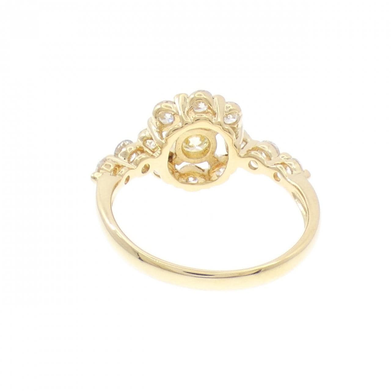 K18YG ダイヤモンド リング 0.28CT