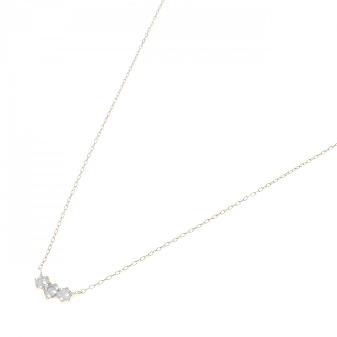 K10YG ダイヤモンド ネックレス 0.20CT