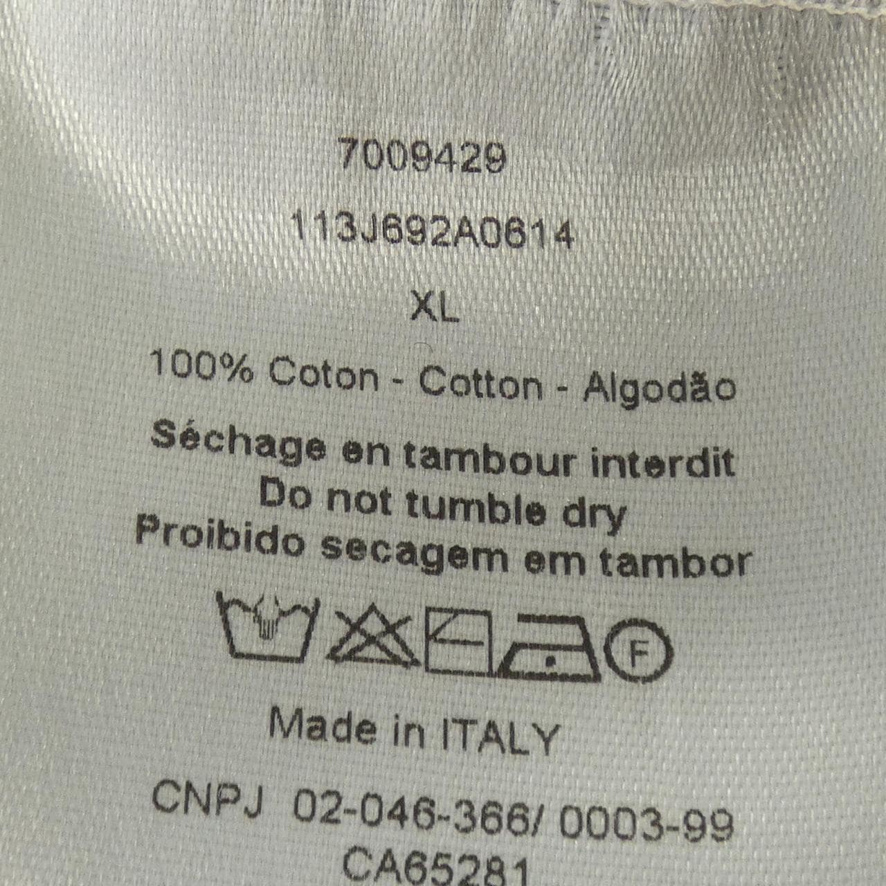 ディオール DIOR ディオールオブリークテリーコットンジャガード　OBLIQUE 113J692A0614 Tシャツ