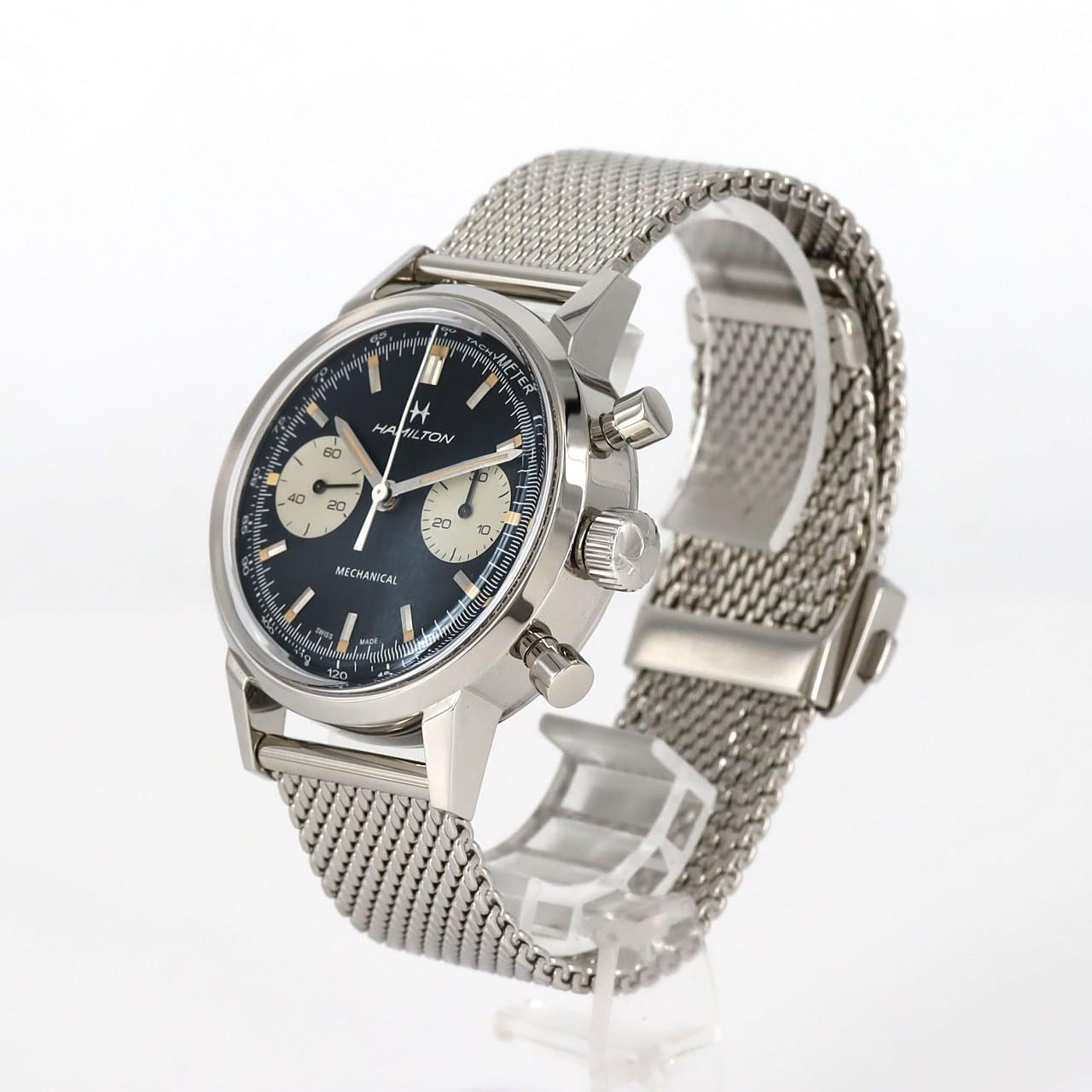 ハミルトン イントラマティッククロノグラフH H384290/H38429130 SS 手巻