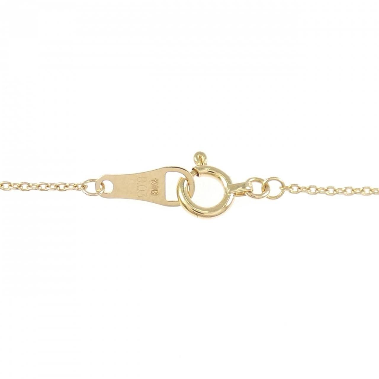 アガット ダイヤモンド ブレスレット 0.03CT