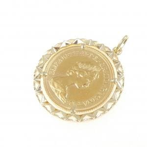 14KT(枠) コイン ペンダント