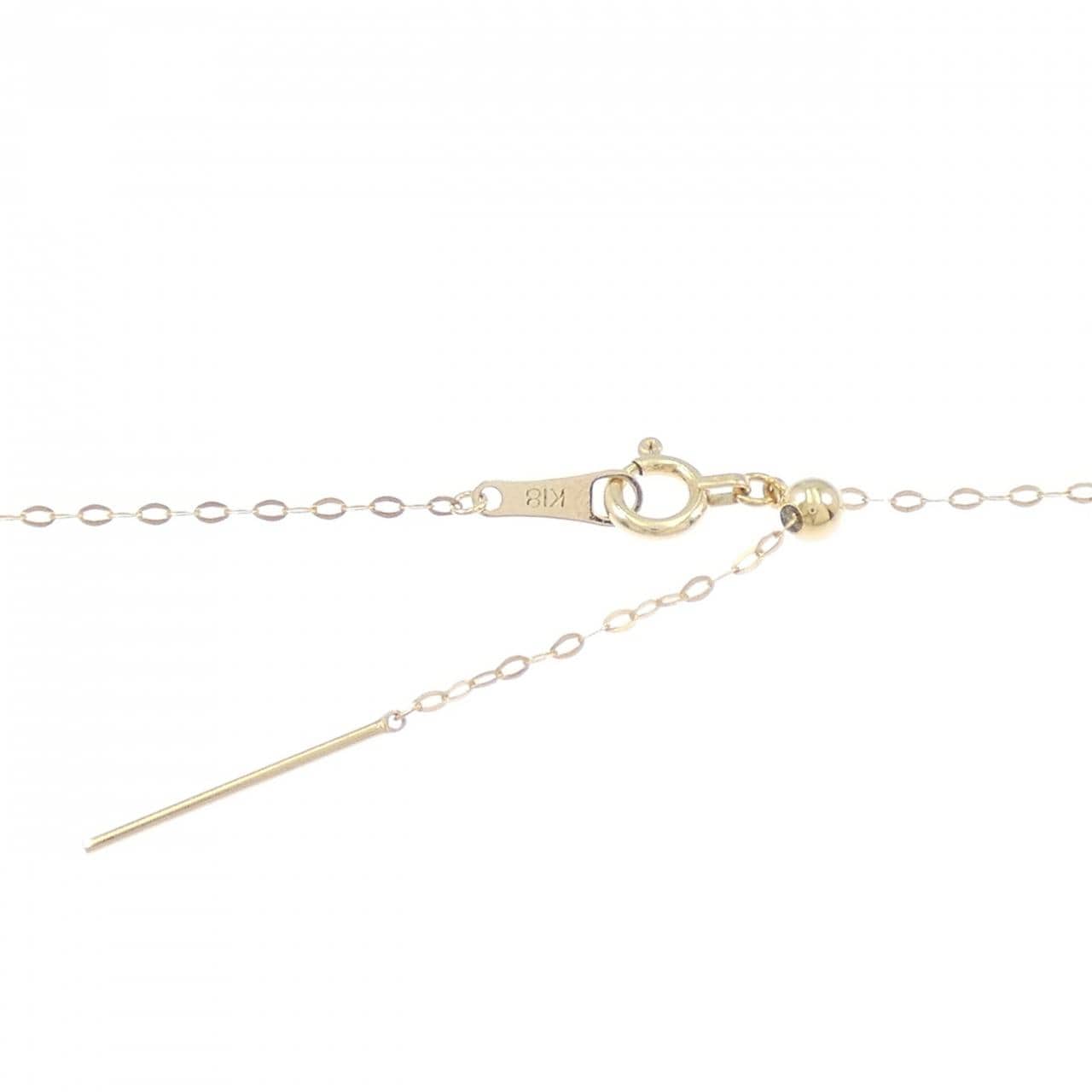 K18YG ブルートパーズ ネックレス 5.00CT