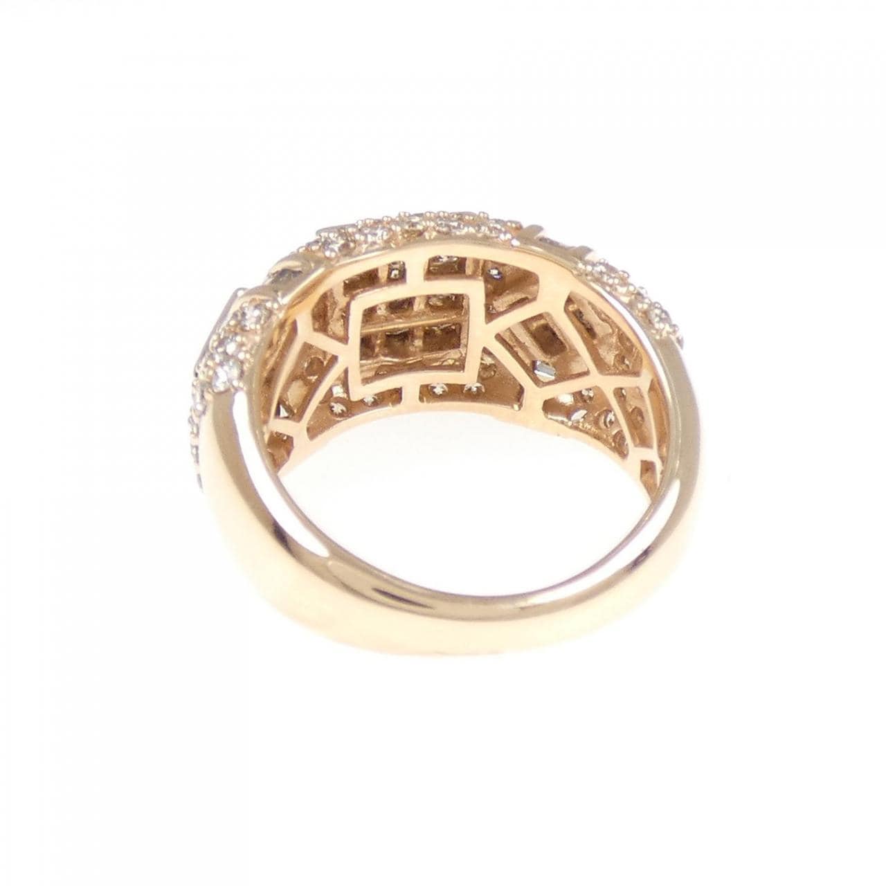 K18PG ダイヤモンド リング 1.35CT