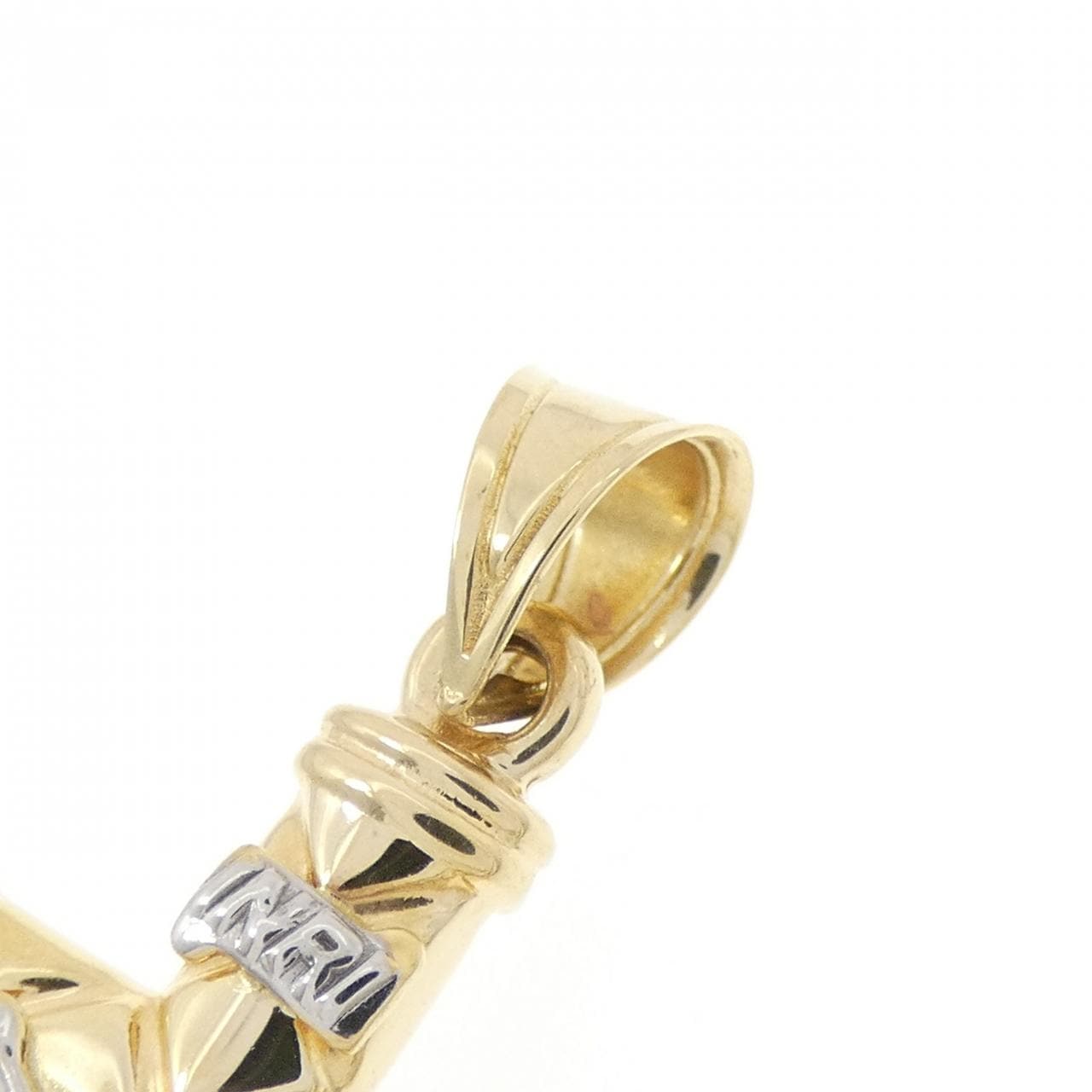 K18YG/K18WG クロス ペンダント