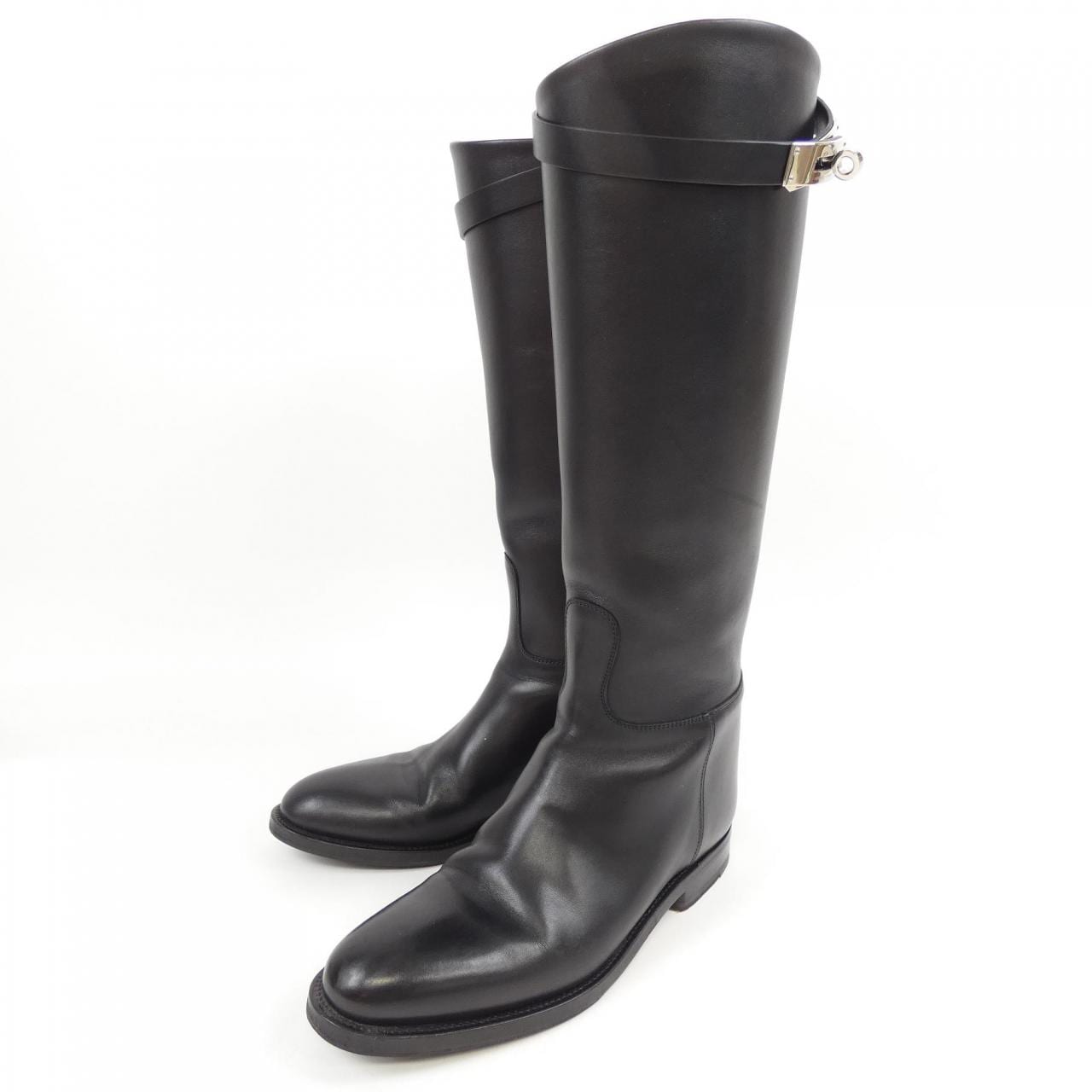 エルメス HERMES ジャンピング JUMPING ケリーバックル 042138Z ロングブーツ