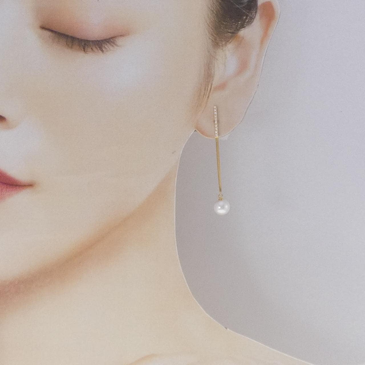 ヴァンドーム アコヤパール ピアス 6.9mm