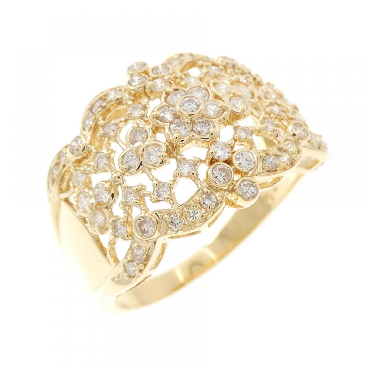 K18YG ダイヤモンド リング 0.50CT