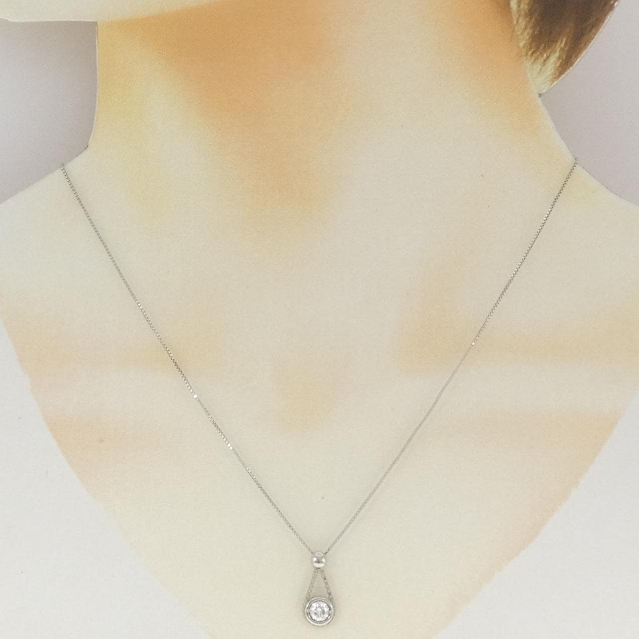 PT900/PT850 ダイヤモンド ネックレス 0.300CT