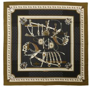 エルメス HERMES HARNAIS DE COUR BANDANA H243935S カレジェアン140 ショール