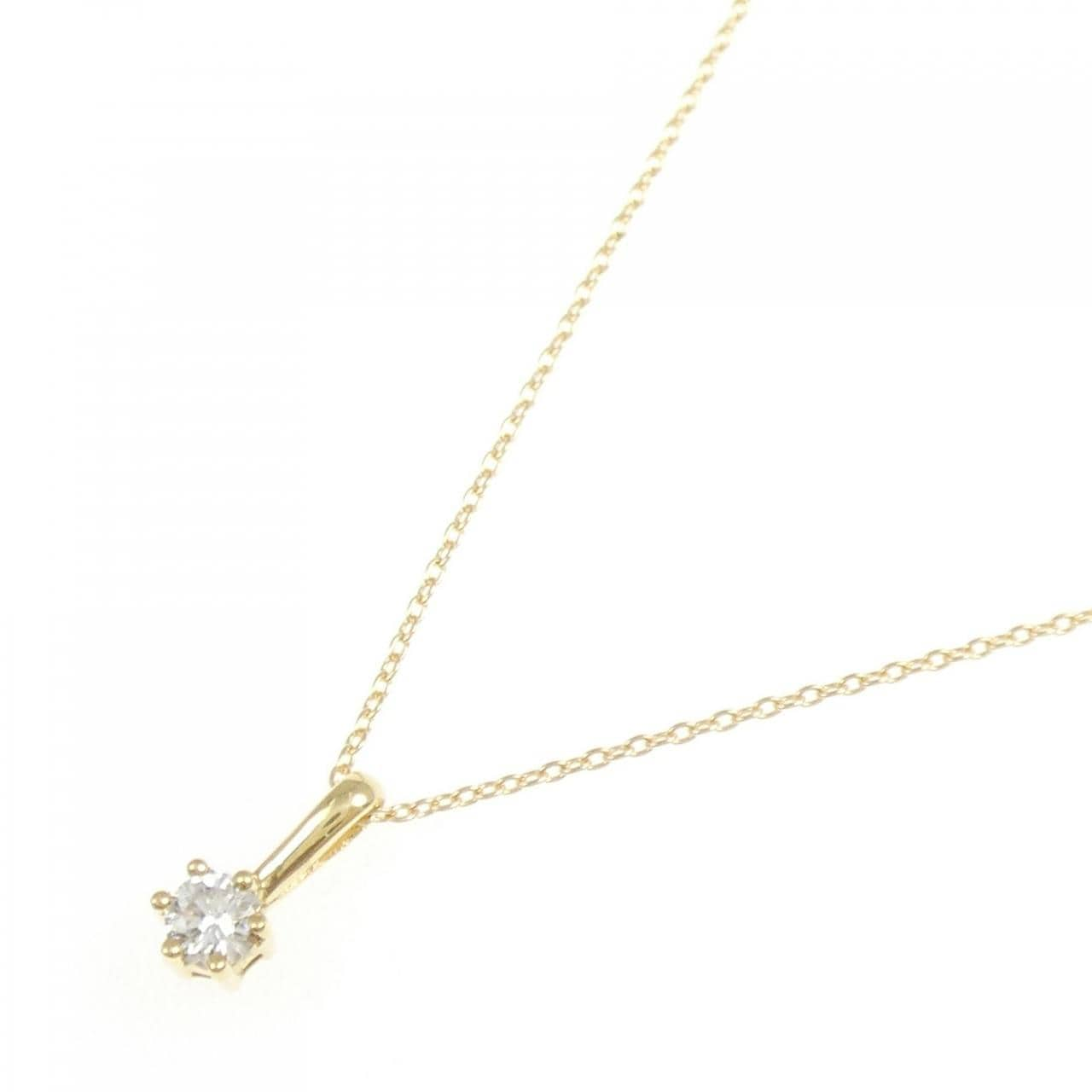 750YG/K18YG Diamond necklace