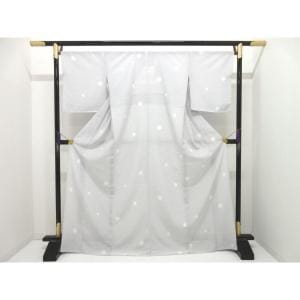 【新品】単衣　駒絽小紋