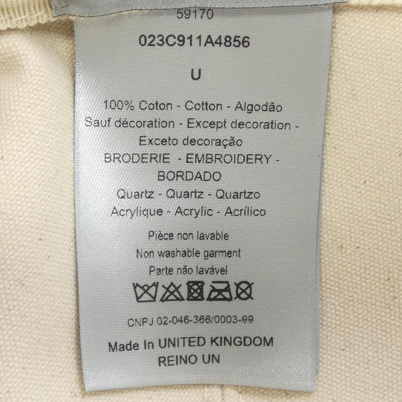 ディオール DIOR 023C911A4856 キャップ