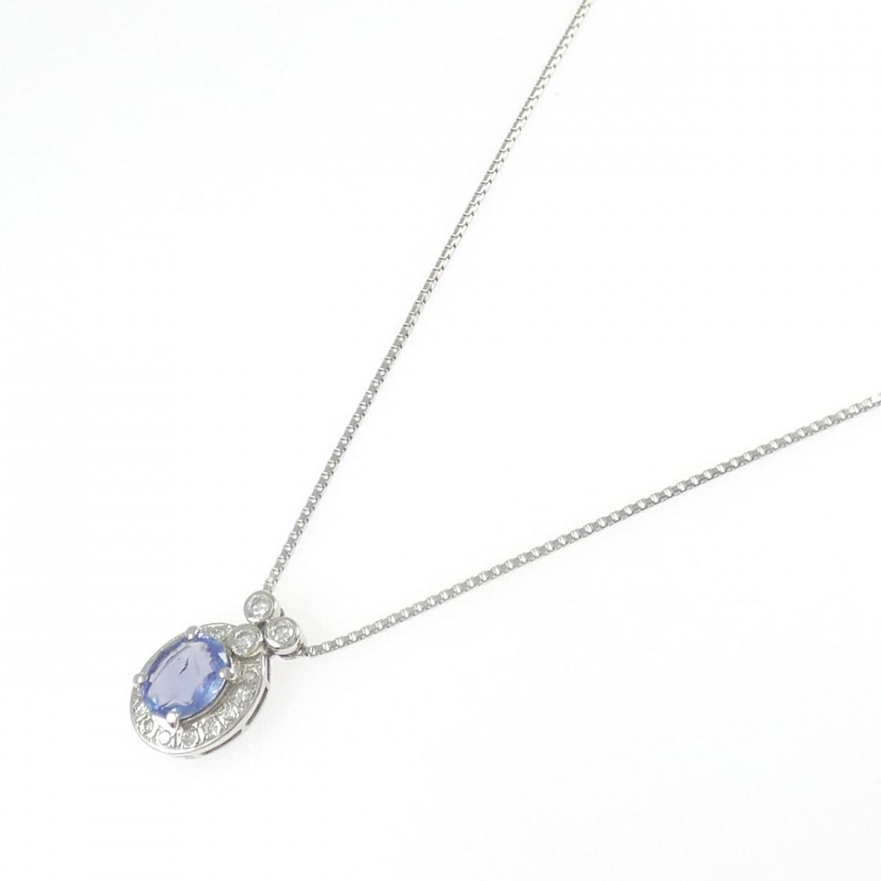 PT850 サファイヤ ネックレス 1.54CT