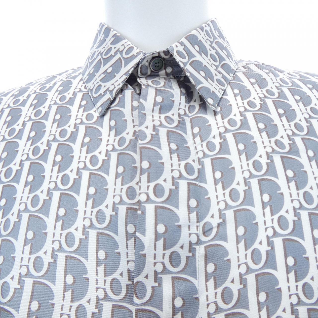 ディオール DIOR ディオールオブリークオーガニックシルクツイル　OBLIQUE 193C545A4751 S／Sシャツ