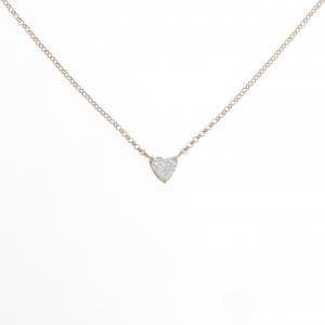 K18PG ハート ダイヤモンド ネックレス 0.31CT