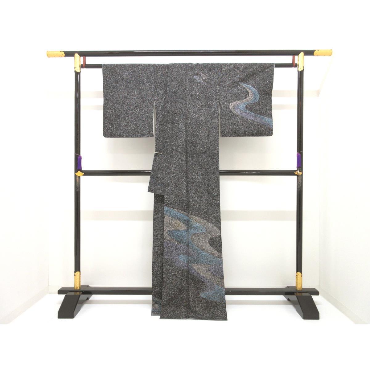 訪問着　小糸敏　染紬