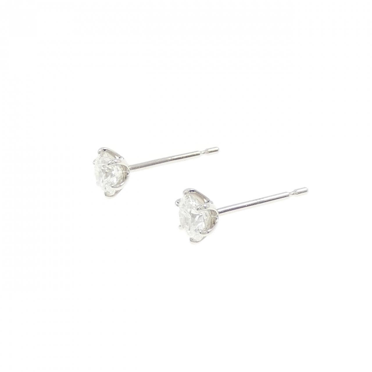 【リメイク】PT/ST ダイヤモンド ピアス 0.301CT 0.315CT F SI1 3EXT-EXT H&C