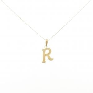 【新品】K18YG イニシャルR ネックレス