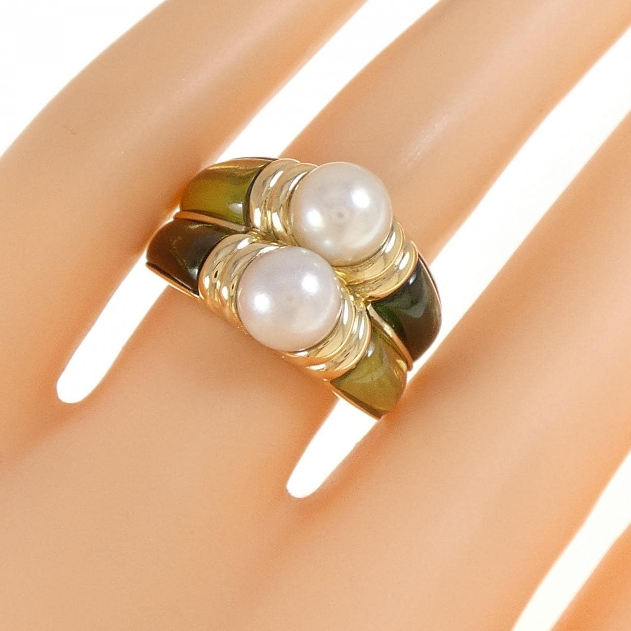 [vintage] BVLGARI Koya Pearl Ring
