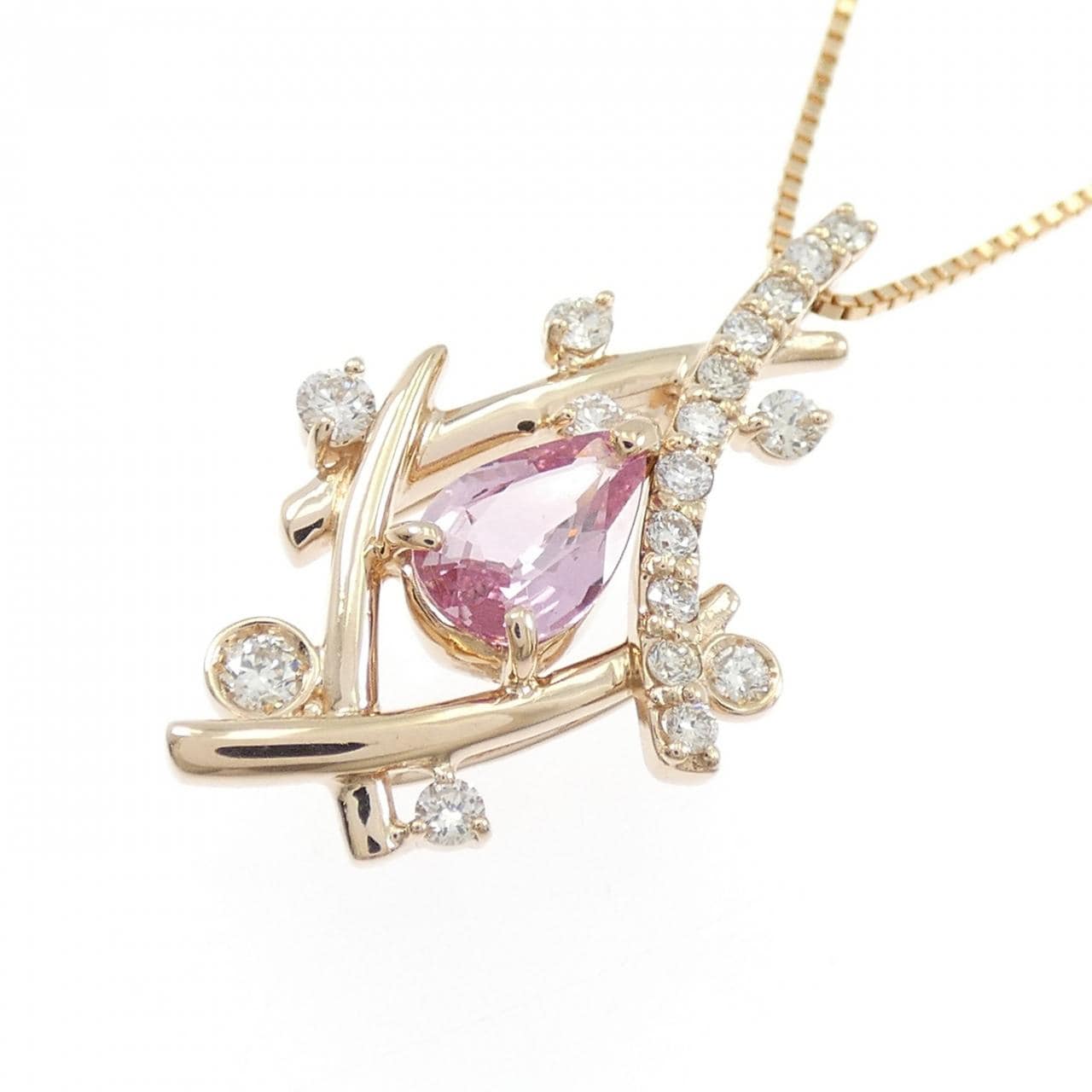 K18PG サファイヤ ネックレス 0.560CT