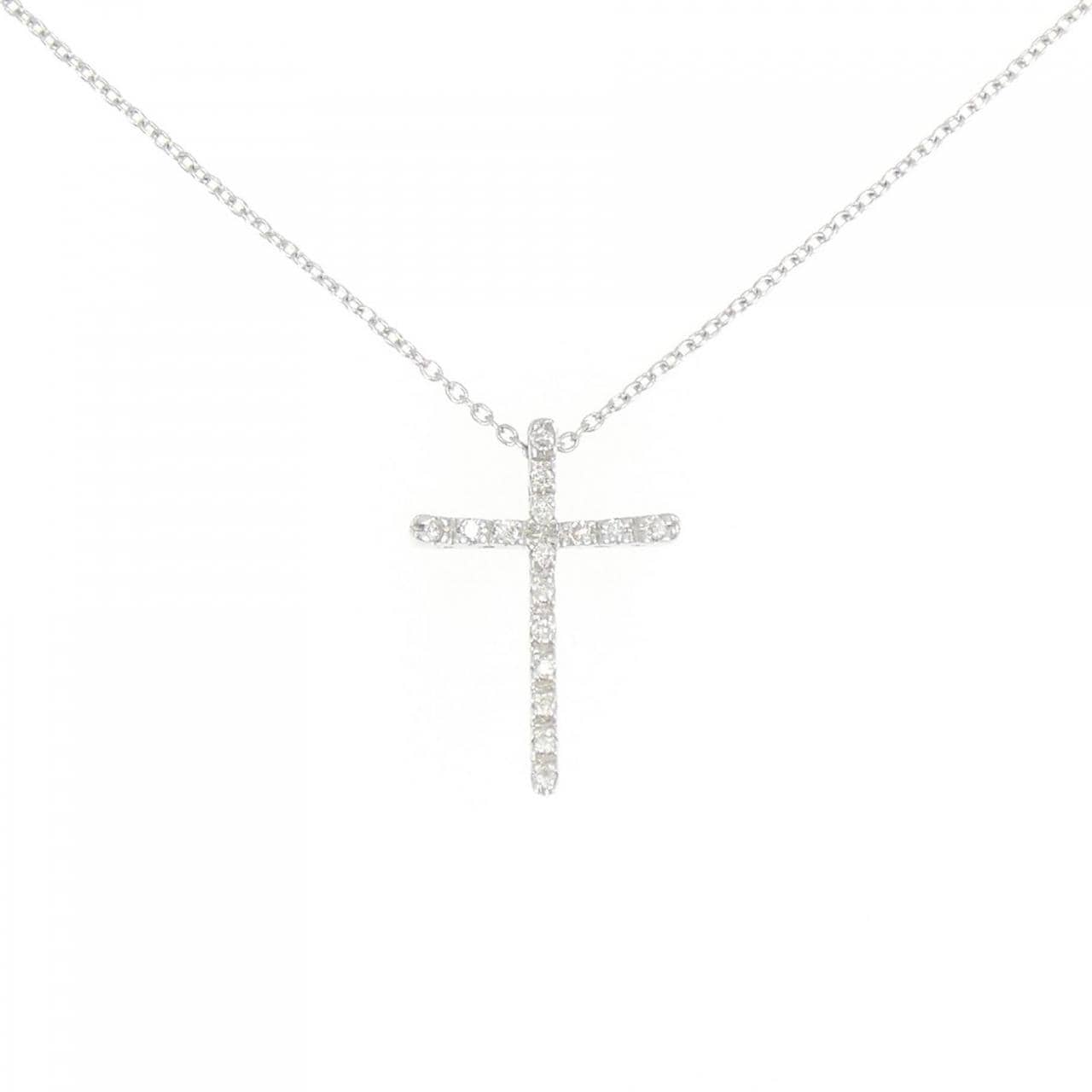 PONTE VECCHIO Cross Necklace 0.12CT