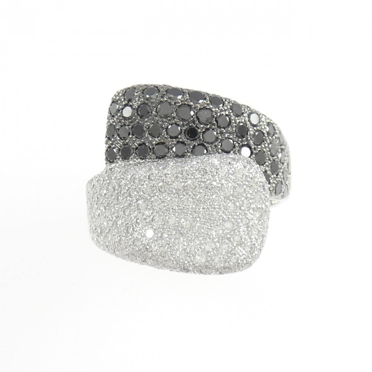 K18WG/K18BG ダイヤモンド リング 0.92CT