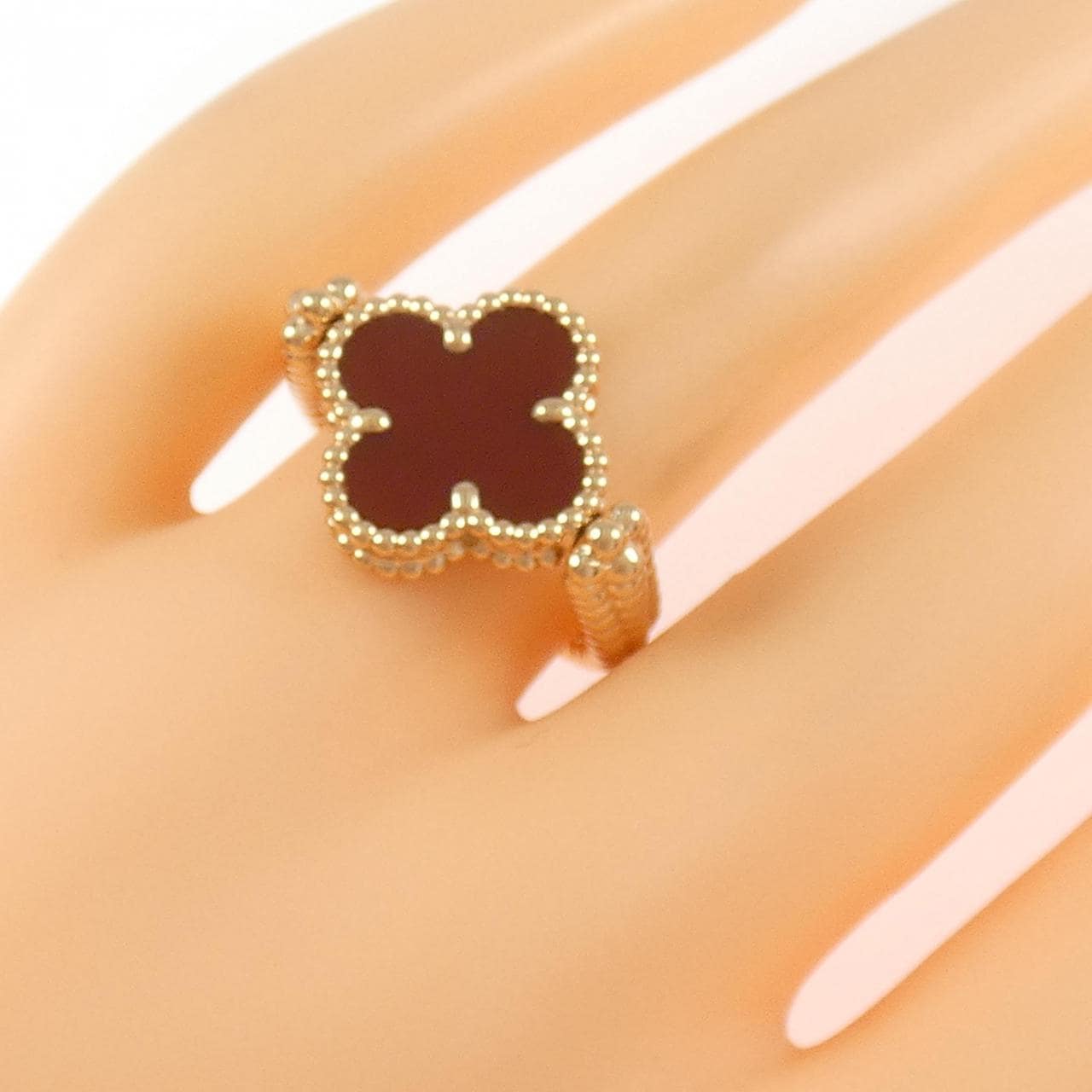 ヴァンクリーフ&アーペル ヴィンテージアルハンブラ リバーシブル リング