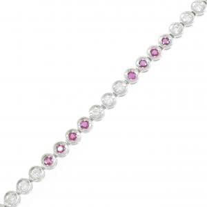 PT850 ルビー ブレスレット 2.00CT