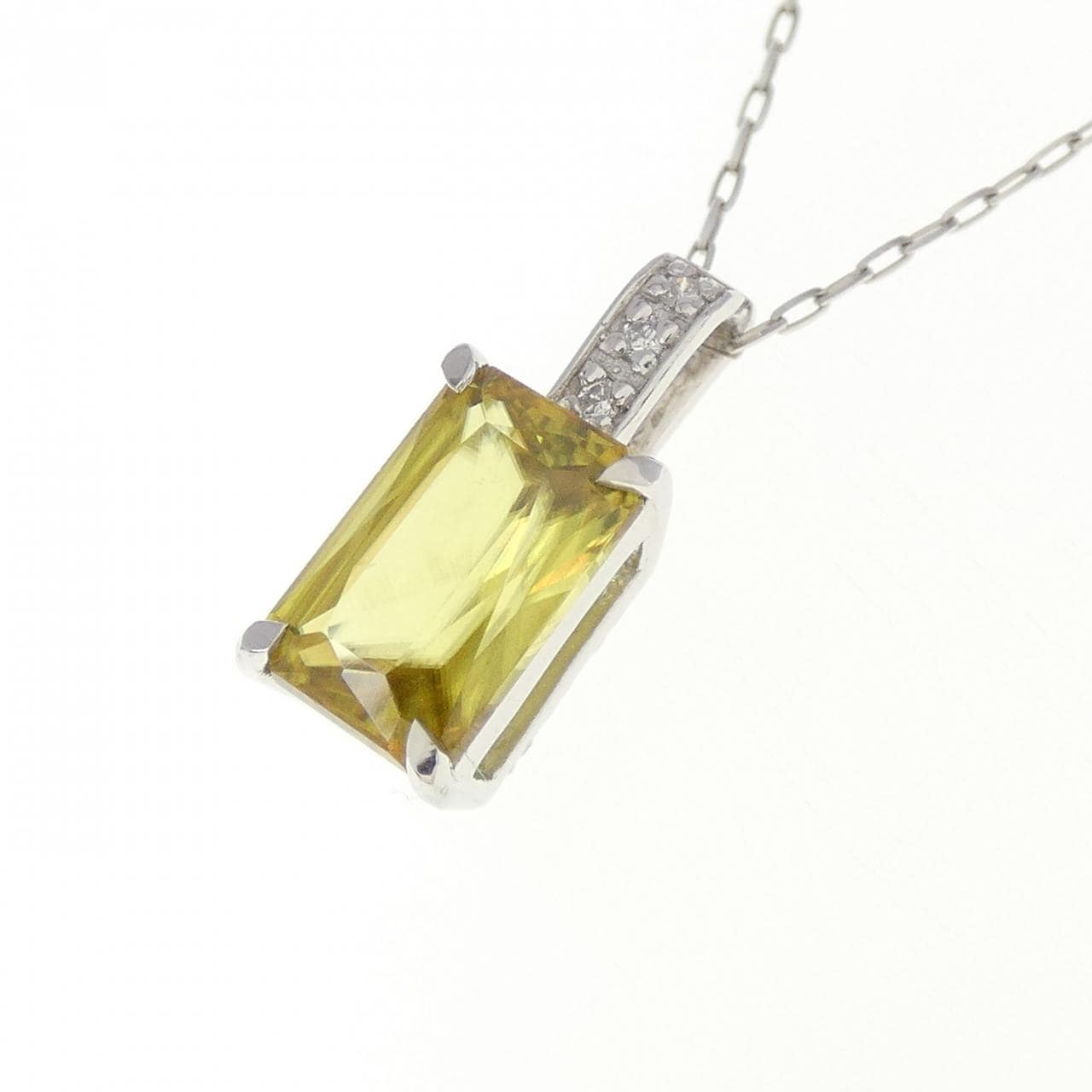 [新品] PT900 榍石項鍊 1.00CT