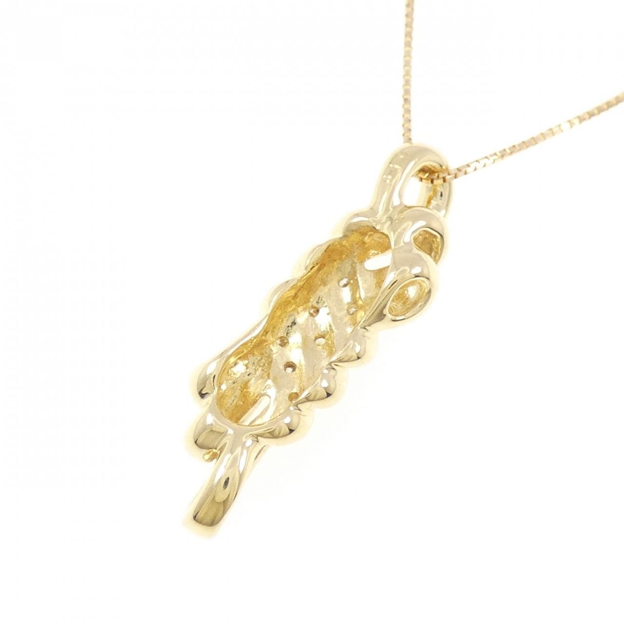 K18YG ダイヤモンド ネックレス 0.10CT