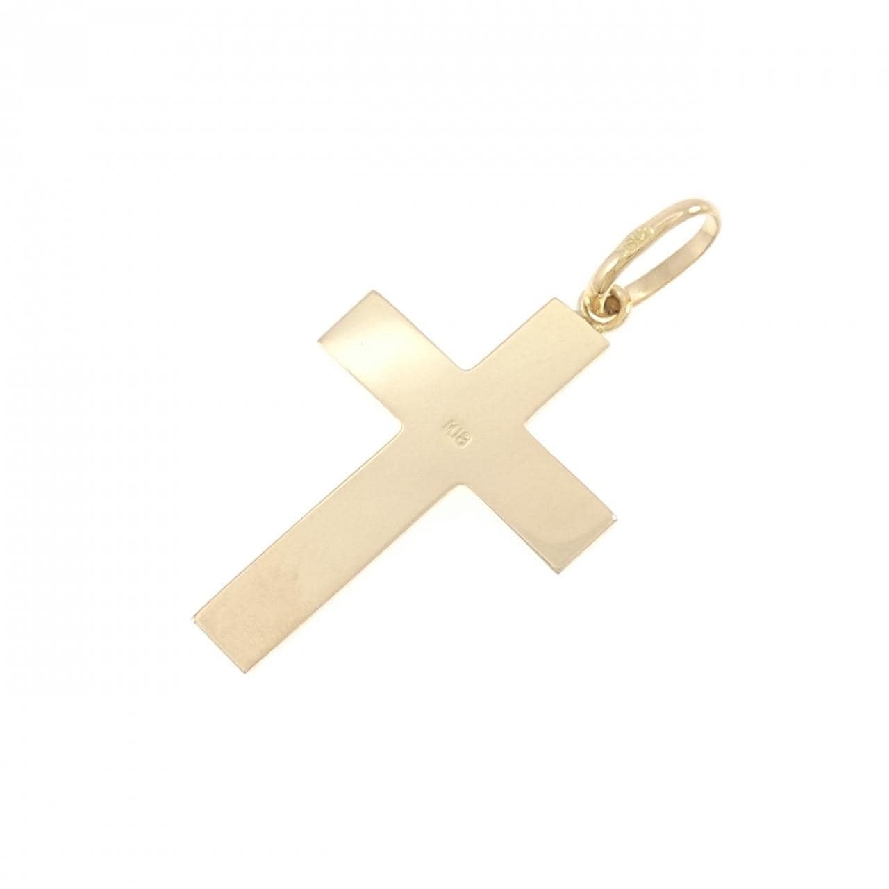 【新品】K18YG クロス ペンダント