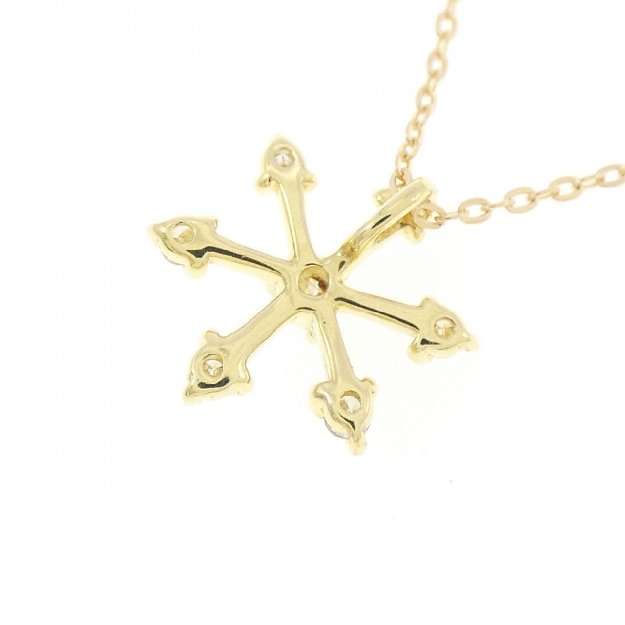 K18YG ダイヤモンド ネックレス