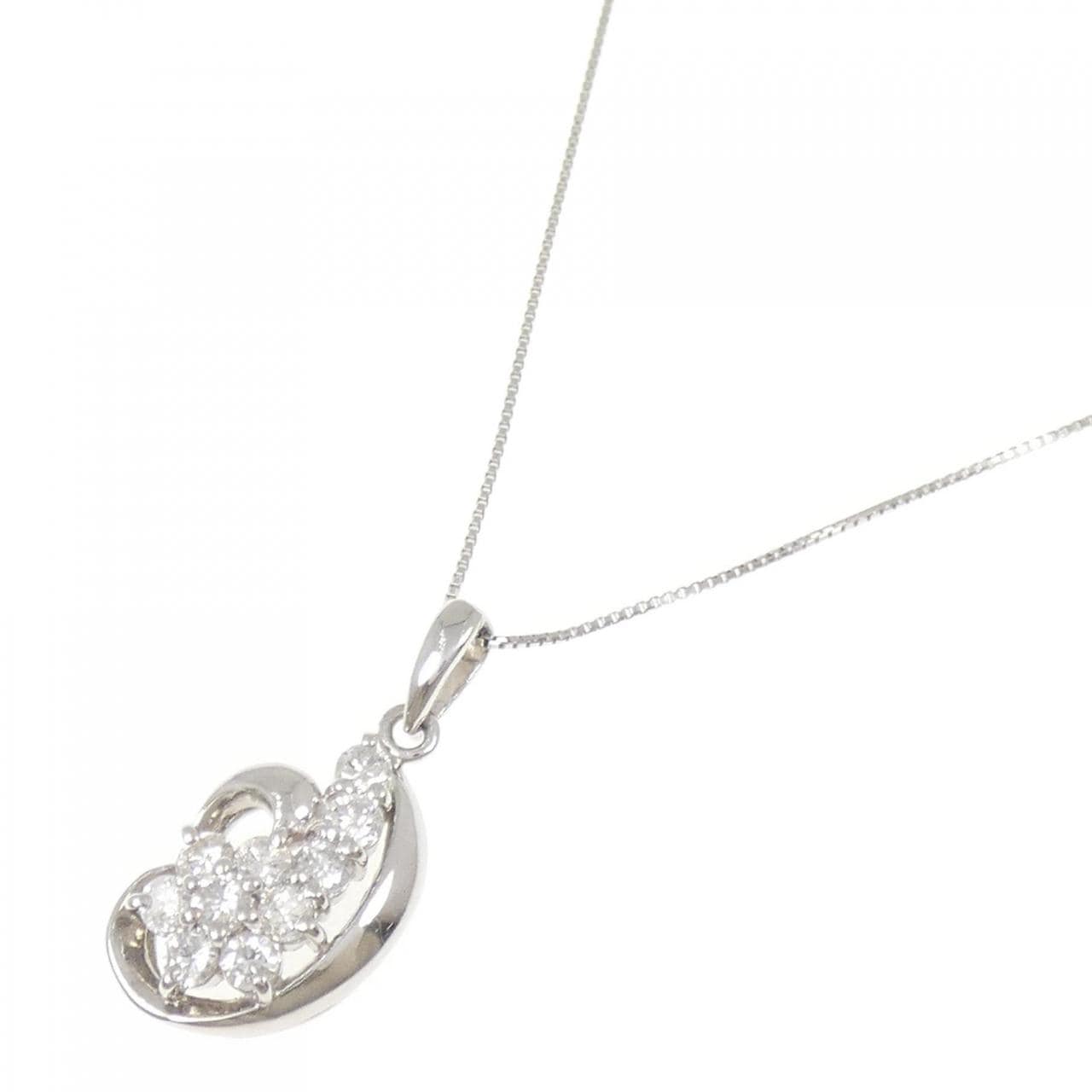 PT900/PT850 ダイヤモンド ネックレス 0.50CT
