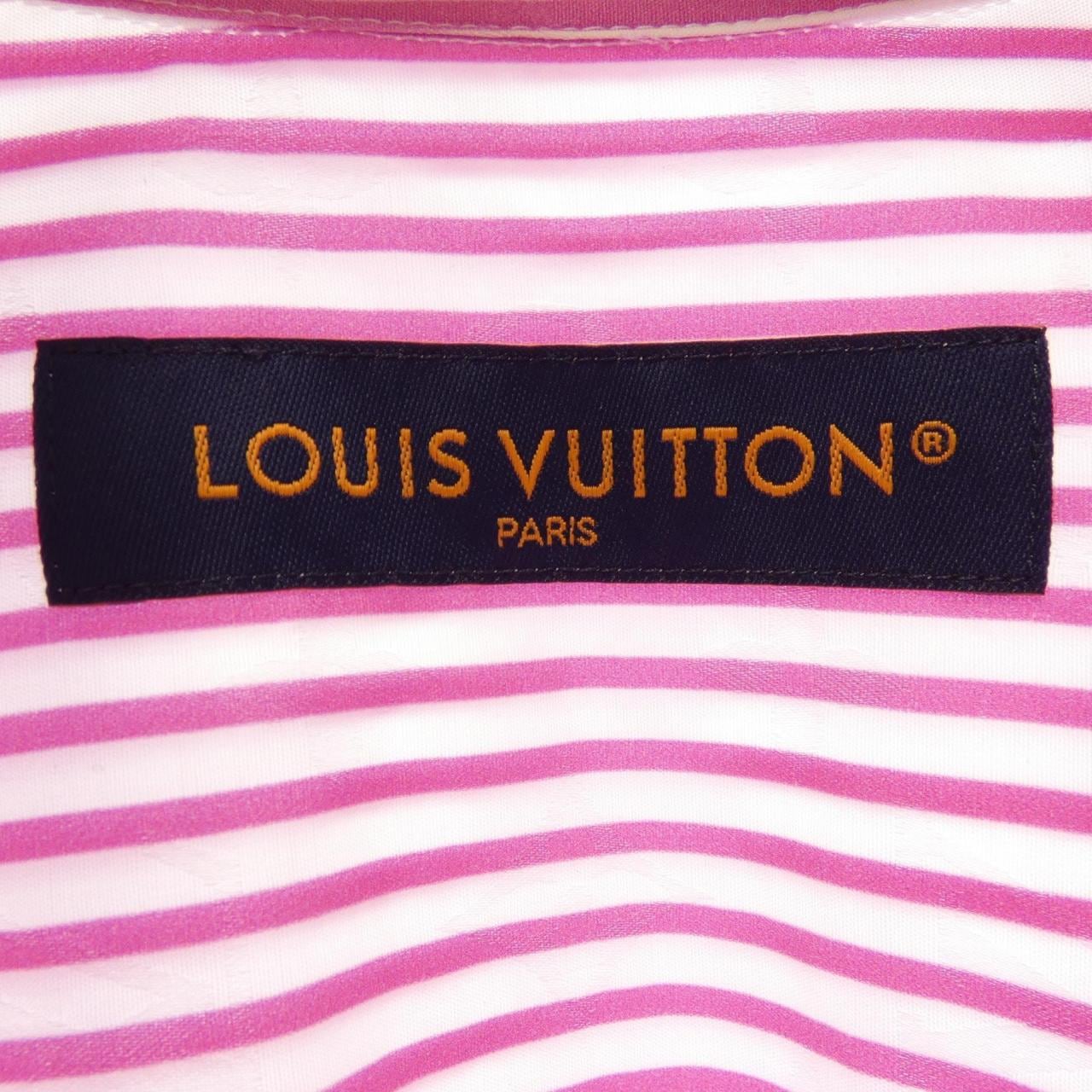 ルイヴィトン LOUIS VUITTON モノグラムストライプショートスリーブシャツ HTS37WUVD S／Sシャツ