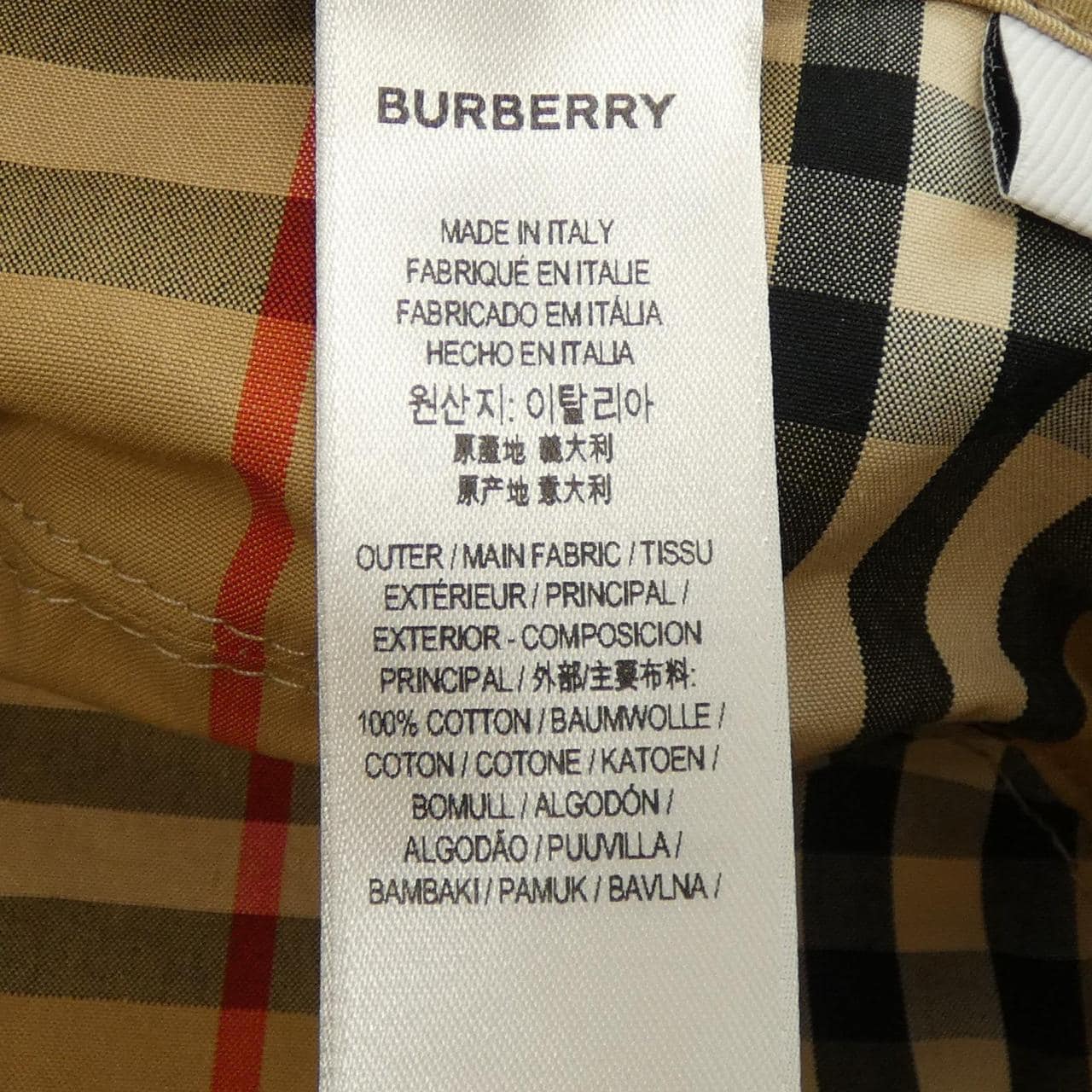 バーバリー BURBERRY 80487701 ハット