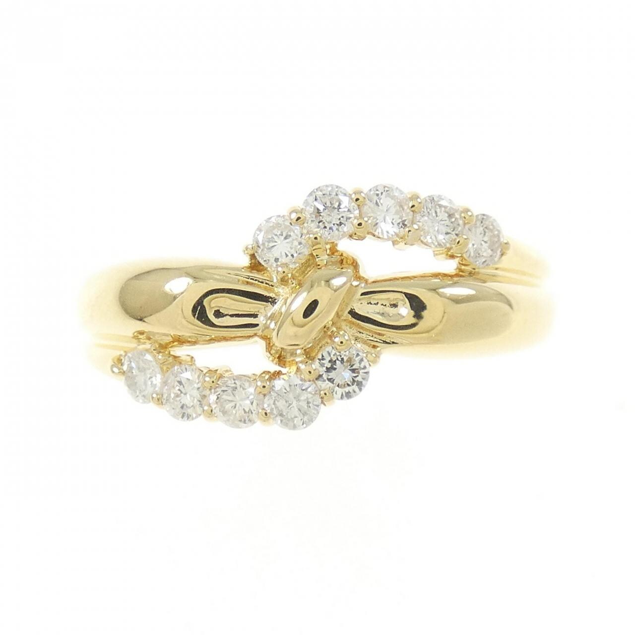 K18YG ダイヤモンド リング 0.30CT