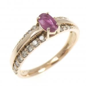 K18PG ルビー リング