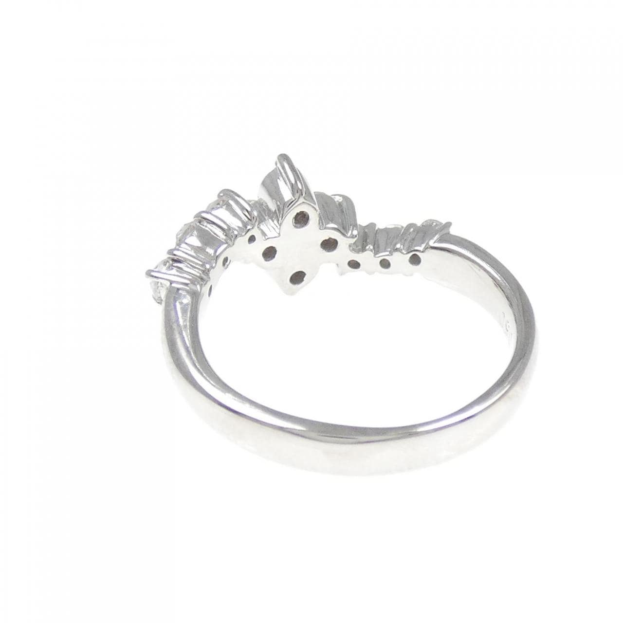 K18WG ダイヤモンド リング 0.50CT