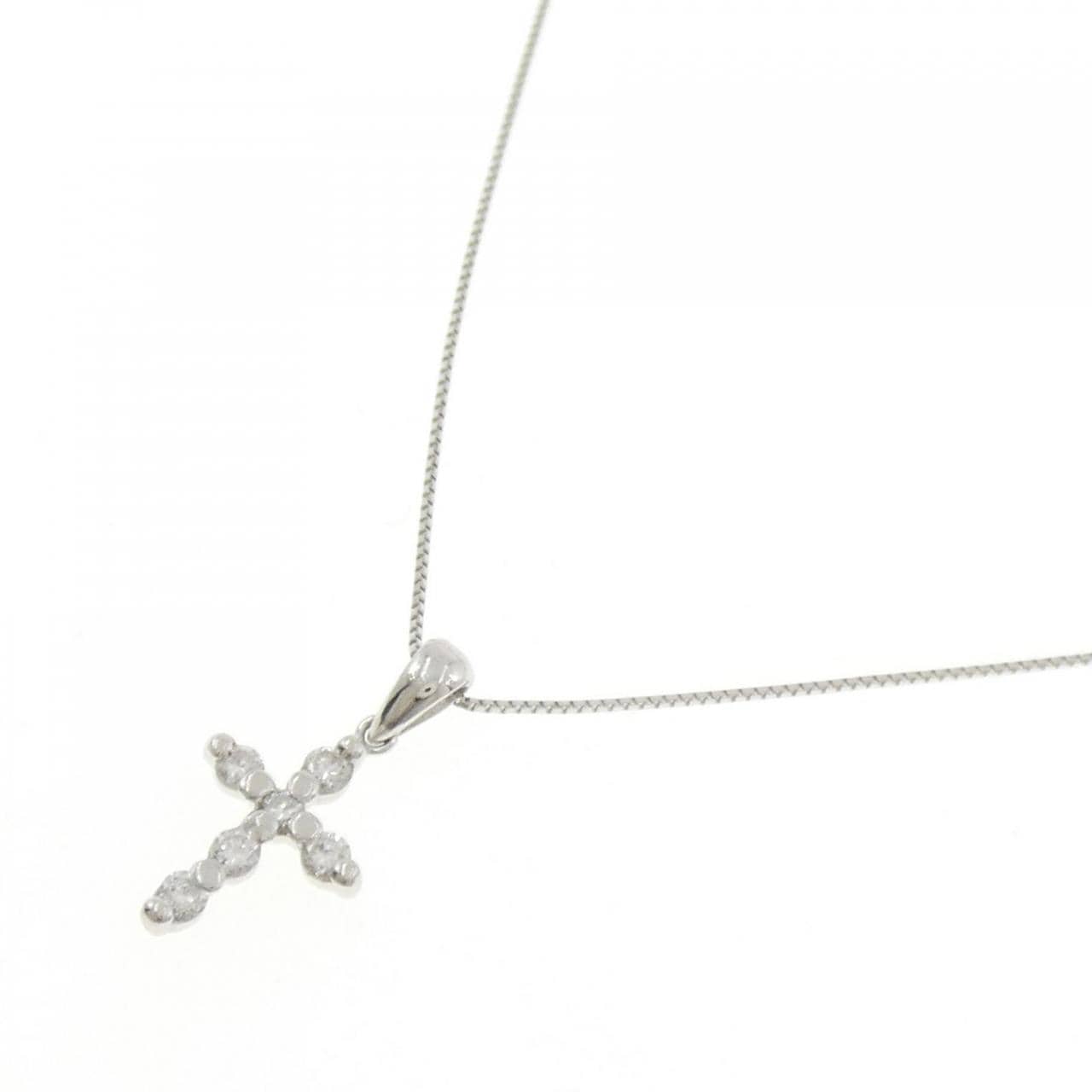 PT900/PT850 ダイヤモンド ネックレス 0.20CT