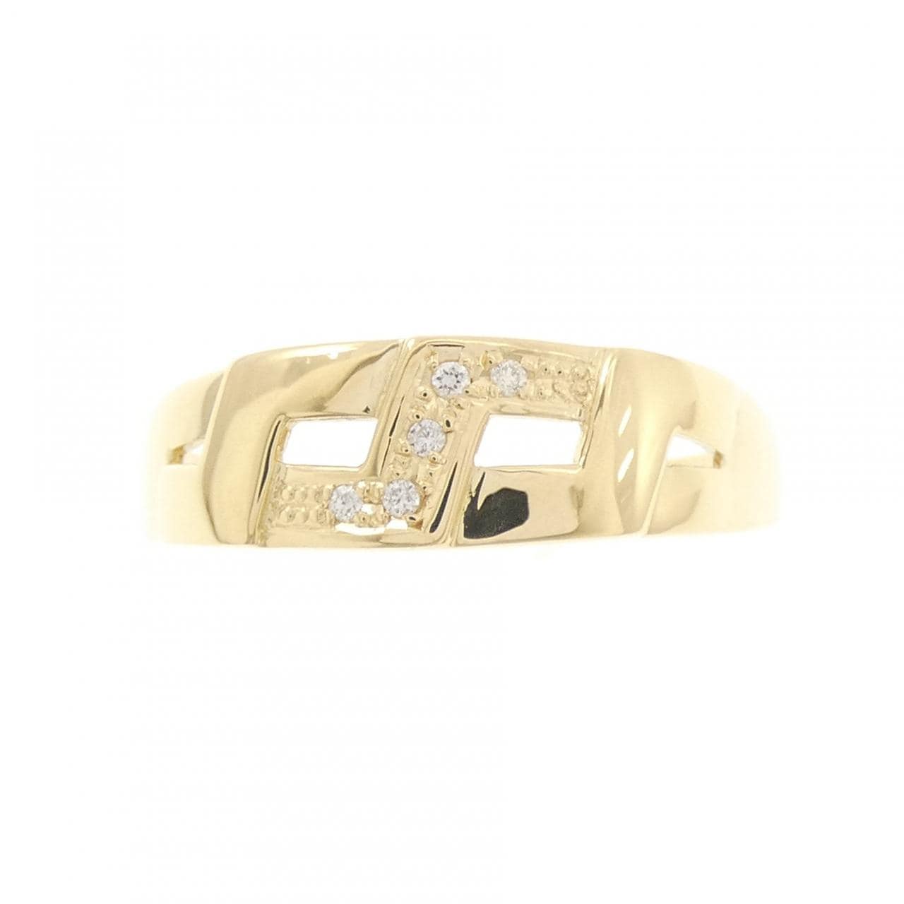 【新品】K18YG ダイヤモンド リング 0.03CT